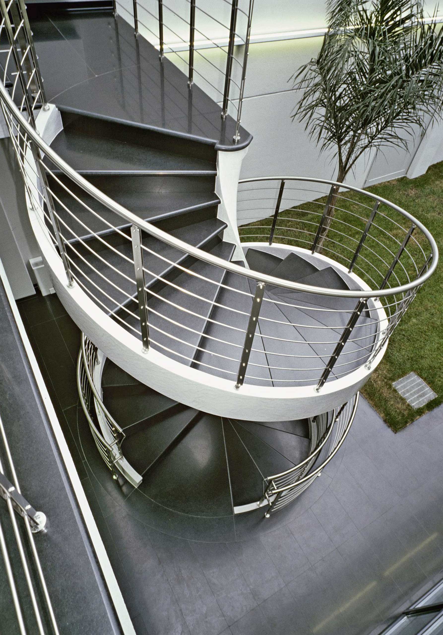 Handcrafted railings for indoor and outdoor staircases