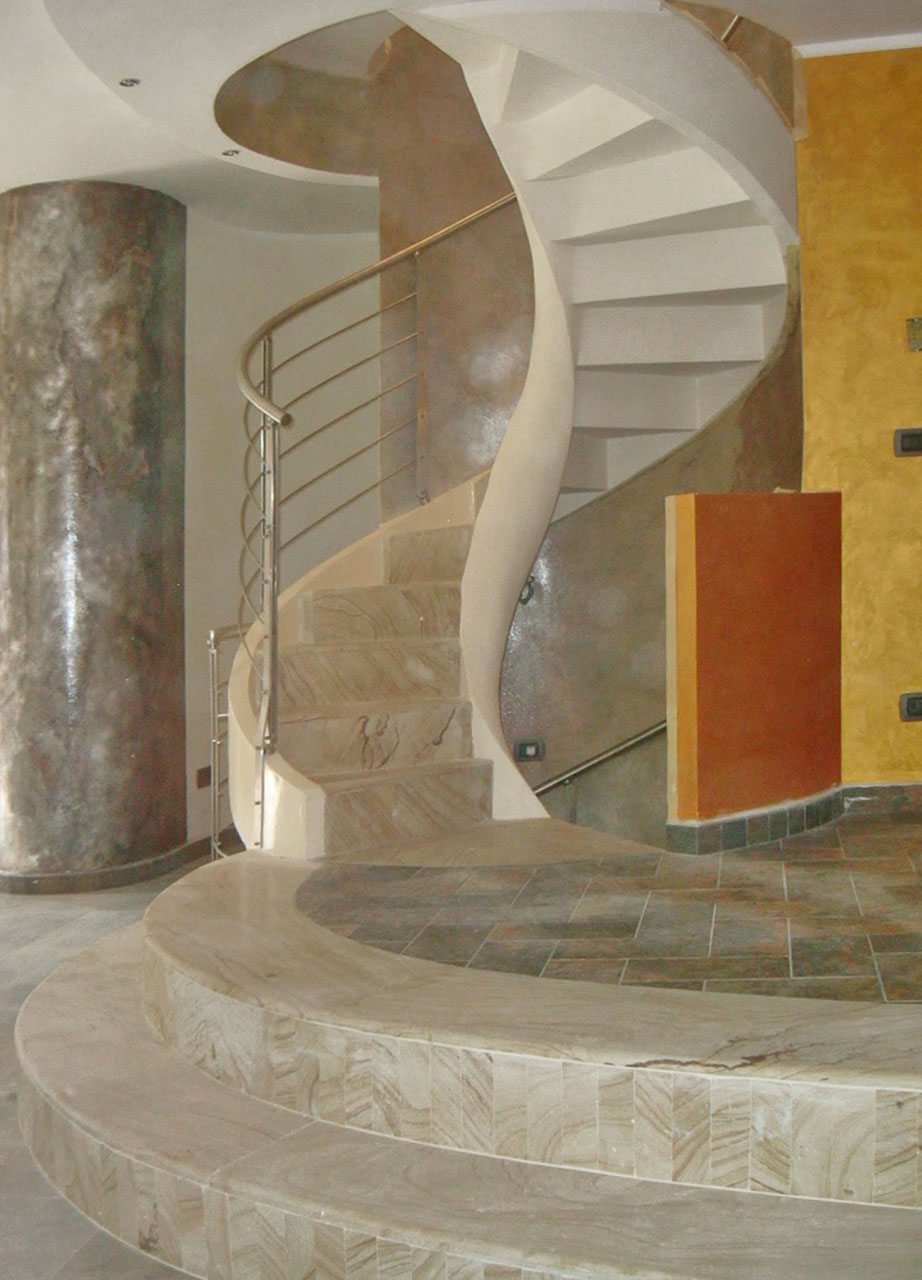 Struktura helical staircase d180-O