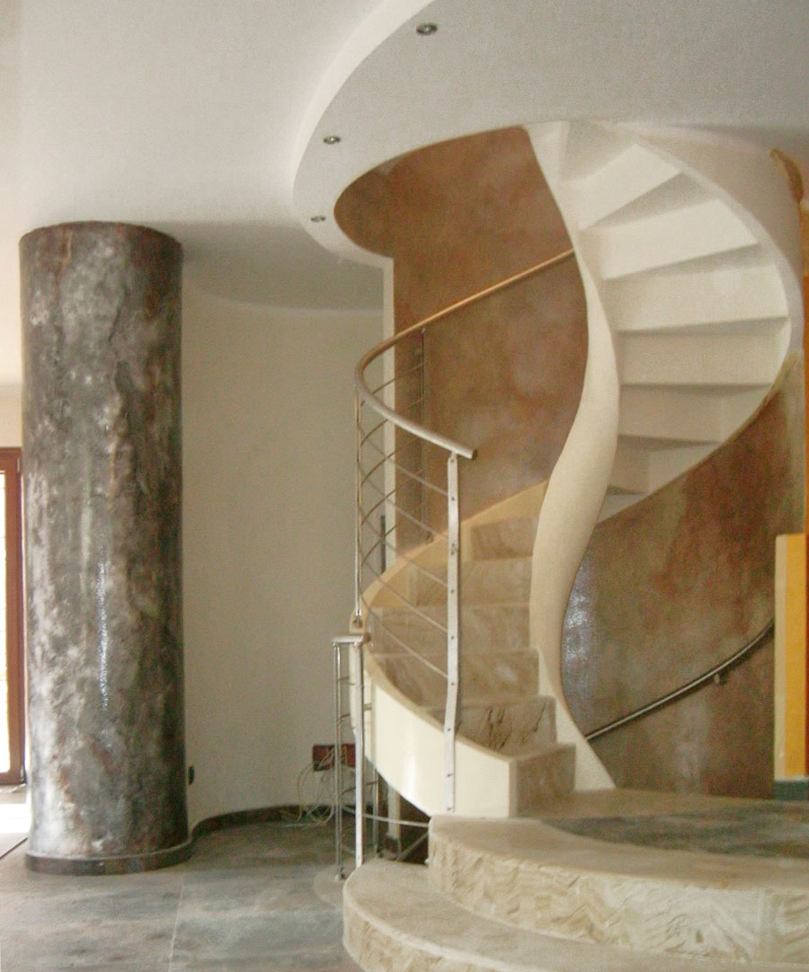 Struktura helical staircase d180-O