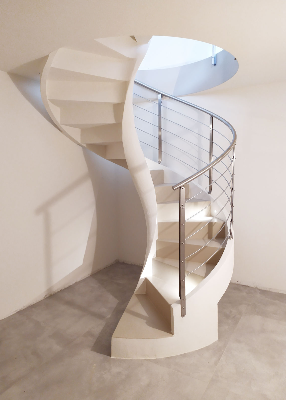 Struktura helical staircase d200