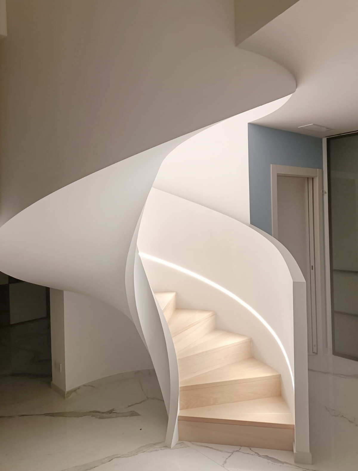 Struktura helical staircase d220-A